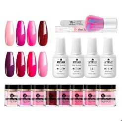 Dipping Powder Starter Kit - 8 Kleuren - Roze - Dip Poeder - Acryl Nagels - Dip Nagels - Meest Complete Starterspakket - Nagel Poeder - MTSSII - -Cosmetica Winkel 1200x1191 25