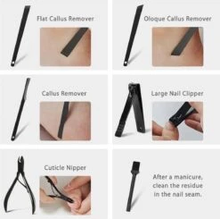 Nagelknipper Set - Pedicureset - 15 Delige - Roestvrij Staal - Met Draagkoffer - Geel Zwart 14 Nagelknipper Set - Pedicureset - 15 Delige - Roestvrij Staal - Met Draagkoffer - Geel Zwart -Cosmetica Winkel 1200x1192 30