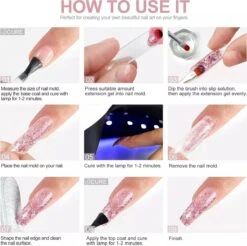 Royala POG4 Professionele Poly Gel Kit – Premium Quality – 8 Kleuren Polygel - Dual Molds Nagelvormen - Polygel Pakket - Topcoat Basecoat - Incl. 36 Watt LED Nageldroger - Poly Acryl Nagels - Nail Art Pakket - Starterspakket - Gel Lak -Cosmetica Winkel 1200x1193 11