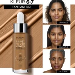 L'Oréal Paris True Match Tinted Serum Foundation - 6-7 Tan - 30ml 14 L'Oréal Paris True Match Tinted Serum Foundation - 6-7 Tan - 30ml -Cosmetica Winkel 1200x1193 5
