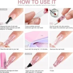 Polygel- Polygel Kit- Polygel Nagels- Polygel Starter Set - RH0594： Thin Nail File 1 Grey Nail File 1 48W White Nail Dryer Helmet Lamp 220V 1 Curved Tweezers 1 Glass Cup 1 Cuticle Fork 1 Cuticle Pusher 1 Nail Cutter 1 Dual End Nail Brush 1 8G Nail Gl -Cosmetica Winkel 1200x1194 29