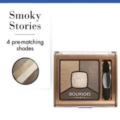 Bourjois Smoky Stories Oogschaduw Quatuor Oogschaduw - 06 Upside Brown -Cosmetica Winkel 1200x1194 3