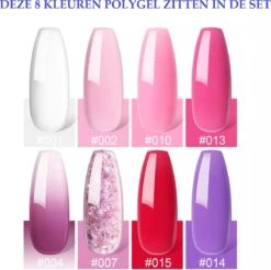 Royala POG4 Professionele Poly Gel Kit – Premium Quality – 8 Kleuren Polygel - Dual Molds Nagelvormen - Polygel Pakket - Topcoat Basecoat - Incl. 36 Watt LED Nageldroger - Poly Acryl Nagels - Nail Art Pakket - Starterspakket - Gel Lak -Cosmetica Winkel 1200x1194 30
