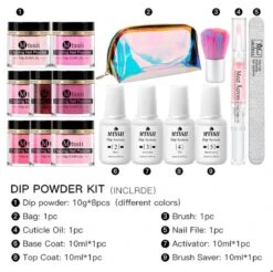 Dipping Powder Starter Kit - 8 Kleuren - Roze - Dip Poeder - Acryl Nagels - Dip Nagels - Meest Complete Starterspakket - Nagel Poeder - MTSSII - -Cosmetica Winkel 1200x1194 36