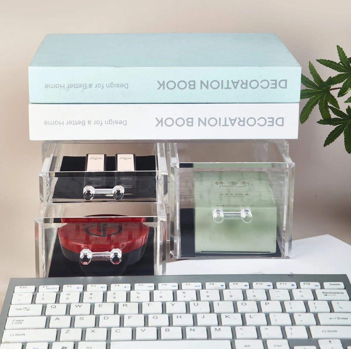 Wowup Makeup Organizer | Cosmetica Houder | Makeup Doos | Transparant | Tweedelig | Sieradendoos | Nagellak Opberger | Makeup Opberger | Lippenstift Opberger | Lippenstift Organizer 3 Wowup Makeup Organizer | Cosmetica Houder | Makeup Doos | Transparant | Tweedelig | Sieradendoos | Nagellak Opberger | Makeup Opberger | Lippenstift Opberger | Lippenstift Organizer - Afbeelding 3