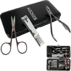 Medies - Luxe Manicureset 16 Delig Met Lederen Luxe Etui | Pedicure Set | Manicure Etui | Manicure Sets | Pedicure Sets | Nagelverzorging | Nagelknippers | Comedonlepels | Nagelvijl | Nagelriemknipper | Teennageltang | Nagelschaar | RVS 9 Medies - Luxe Manicureset 16 Delig Met Lederen Luxe Etui | Pedicure Set | Manicure Etui | Manicure Sets | Pedicure Sets | Nagelverzorging | Nagelknippers | Comedonlepels | Nagelvijl | Nagelriemknipper | Teennageltang | Nagelschaar | RVS -Cosmetica Winkel 1200x1195 38