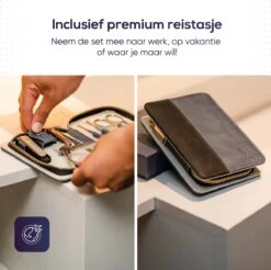 Skeraxo 8-delige Luxe Verschillende Tools - Professioneel Manicure Set & Pedicureset Met Nagelvijl & Nageltang – Behandeling Nagels En Huid -Cosmetica Winkel 1200x1195 40