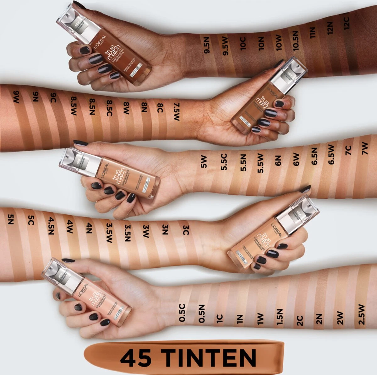 L’Oréal Paris - True Match Foundation - 8.5R/C - Natuurlijk Dekkende Foundation Met Hyaluronzuur En SPF 16 - 30 Ml 3 L’Oréal Paris - True Match Foundation - 8.5R/C - Natuurlijk Dekkende Foundation Met Hyaluronzuur En SPF 16 - 30 Ml - Afbeelding 3