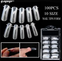 Merkloos Dual Forms Tips - 100 Stuks - Herbruikbaar -Cosmetica Winkel 1200x1196 31