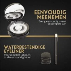 Magnetische Wimpers - 3 Paar - Luxe Set Inc. Eyeliner, Mascara, Kruller -Cosmetica Winkel 1200x1196 7