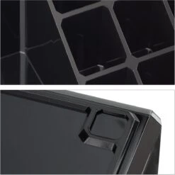 Relaxdays Cosmetica Organizer - Cosmeticahouder - Make Up Toren - Doorzichtig - 16 Vakken - Zwart -Cosmetica Winkel 1200x1198 101