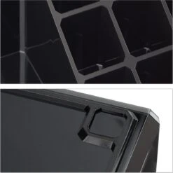 Relaxdays Make-up Organizer - Sieradendoosje - Cosmetica - Zwart -Cosmetica Winkel 1200x1198 106