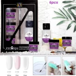 Acrylnagels Set | Nail Art | Liquid MMA Free | Wit, Roze & Transparant 18 Acrylnagels Set | Nail Art | Liquid MMA Free | Wit, Roze & Transparant -Cosmetica Winkel 1200x1198 77