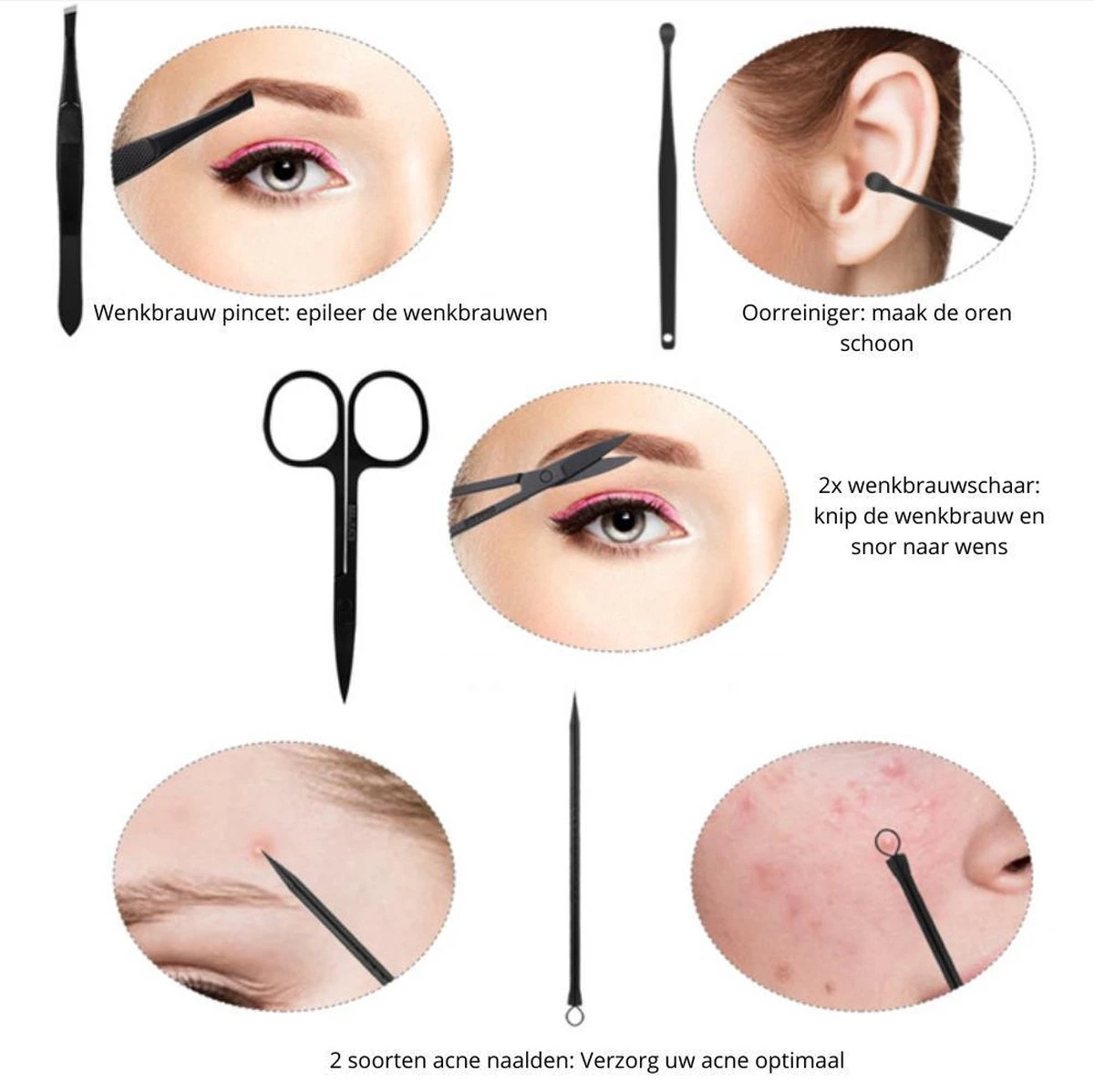 XYZ Goods - Manicure En Pedicure Set - 18 Delige-set Inclusief Nagelknipper In Nette Lederen Opberg Etui 6 XYZ Goods - Manicure En Pedicure Set - 18 Delige-set Inclusief Nagelknipper In Nette Lederen Opberg Etui - Afbeelding 6