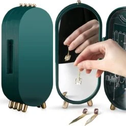 PIXMY® - Groen - Sieradenhouder - Oorbellenrekje - Sieradenrekje - Sieraden Organizer - Sieraden Doos - Sieraden Opbergen 16 PIXMY® - Groen - Sieradenhouder - Oorbellenrekje - Sieradenrekje - Sieraden Organizer - Sieraden Doos - Sieraden Opbergen -Cosmetica Winkel 1200x1198 94