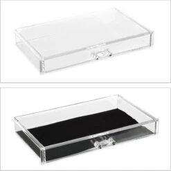 Relaxdays Make-up Organizer - Tweedelig - Cosmetica Opbergdoos - Transparant 21 Relaxdays Make-up Organizer - Tweedelig - Cosmetica Opbergdoos - Transparant -Cosmetica Winkel 1200x1198 99