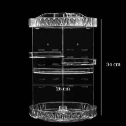 LuZana Make-Up Organizer - Beauty Organizer Voor Make Up - 360° Roterend - Opbergbox - Opbergdoos Cosmetica - Sieradendoos - Nagellak - Lippenstift - Transparant - Cadeautje Voor Vrouw 16 LuZana Make-Up Organizer - Beauty Organizer Voor Make Up - 360° Roterend - Opbergbox - Opbergdoos Cosmetica - Sieradendoos - Nagellak - Lippenstift - Transparant - Cadeautje Voor Vrouw -Cosmetica Winkel 1200x1199 24