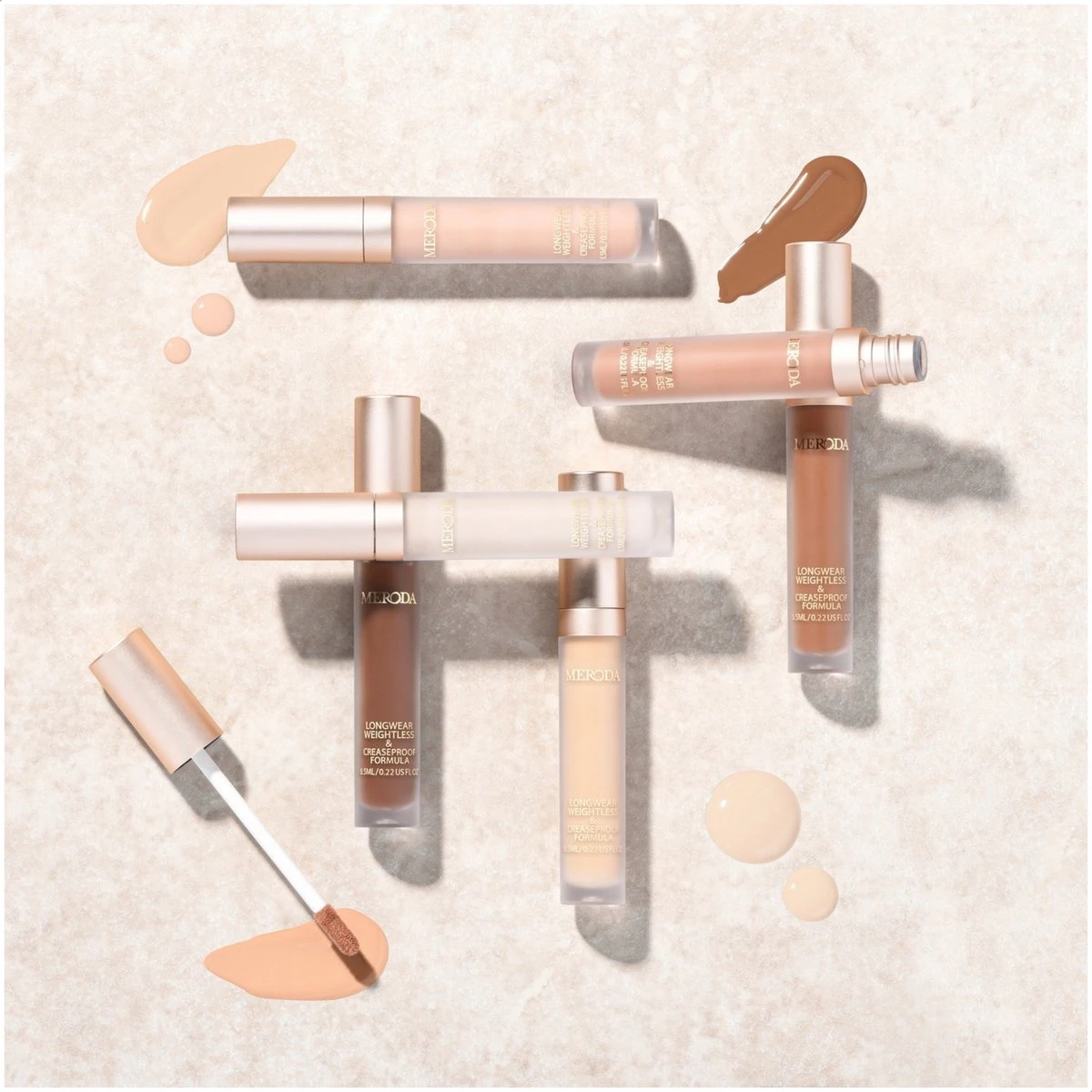 Meroda Universal Concealer - 1C | Lichtbeige Met Neutrale Ondertonen Voor De Hele Lichte Tot Lichte Huid - 30ml 7 Meroda Universal Concealer - 1C | Lichtbeige Met Neutrale Ondertonen Voor De Hele Lichte Tot Lichte Huid - 30ml - Afbeelding 7