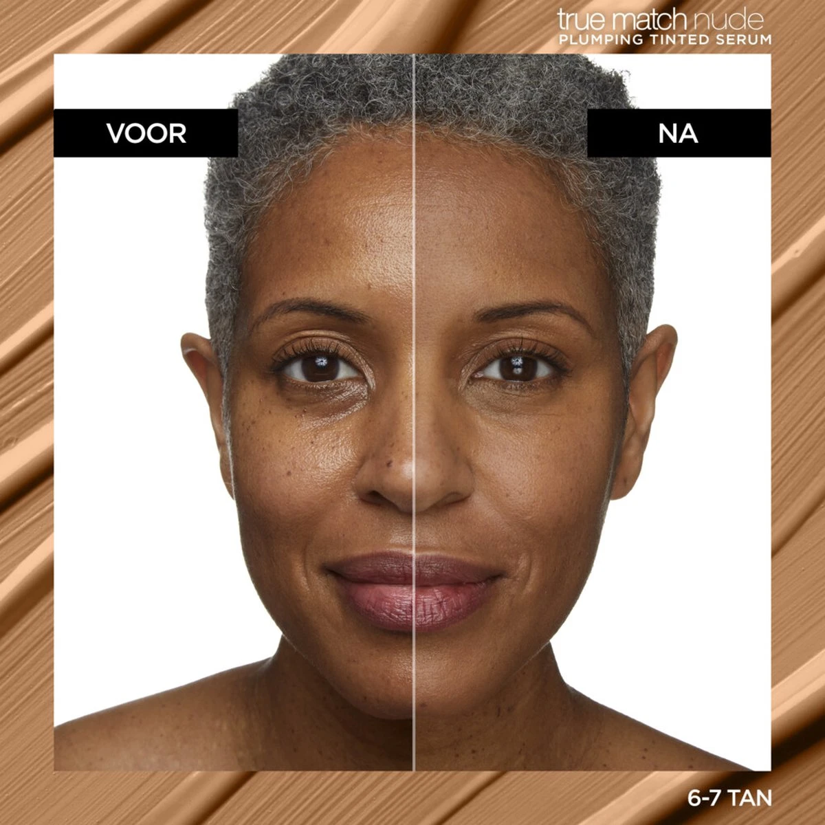 L'Oréal Paris True Match Tinted Serum Foundation - 6-7 Tan - 30ml 4 L'Oréal Paris True Match Tinted Serum Foundation - 6-7 Tan - 30ml - Afbeelding 4