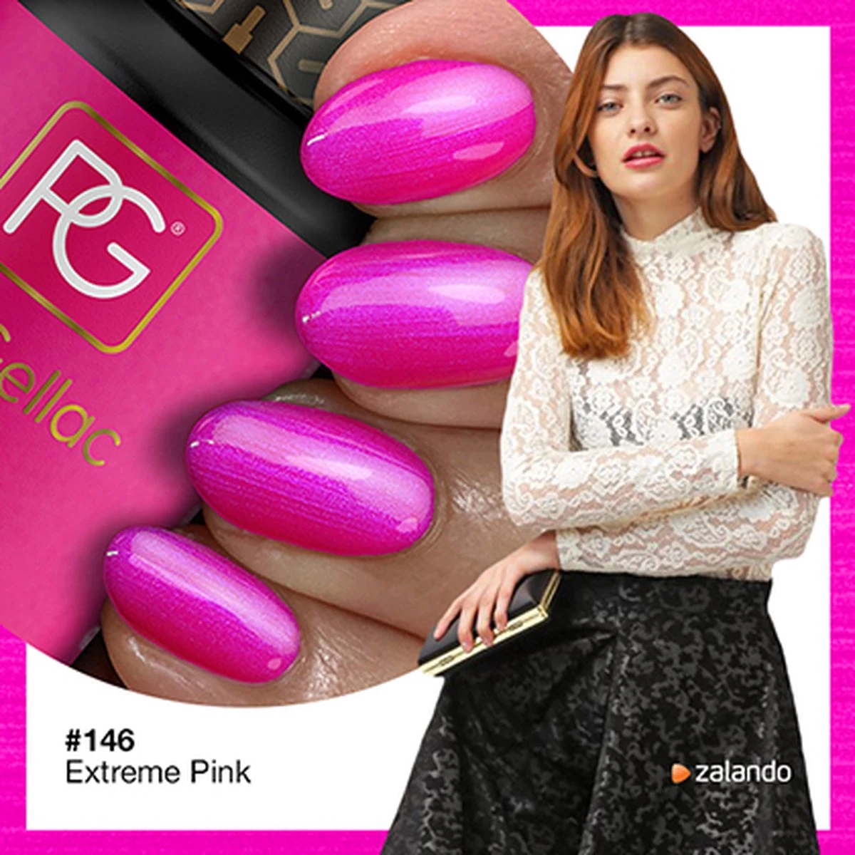 Pink Gellac - Extreme Pink - Gellak - Vegan - Roze - Glanzend - 15ml 10 Pink Gellac - Extreme Pink - Gellak - Vegan - Roze - Glanzend - 15ml - Afbeelding 10