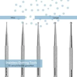YUBBI™ 5 Delige Nail Art Dotting Tool Set - Nagellak Acryl Penselen - Dubbelzijdig - RVS - 10 Maten 7 YUBBI™ 5 Delige Nail Art Dotting Tool Set - Nagellak Acryl Penselen - Dubbelzijdig - RVS - 10 Maten -Cosmetica Winkel 1200x1200 1528