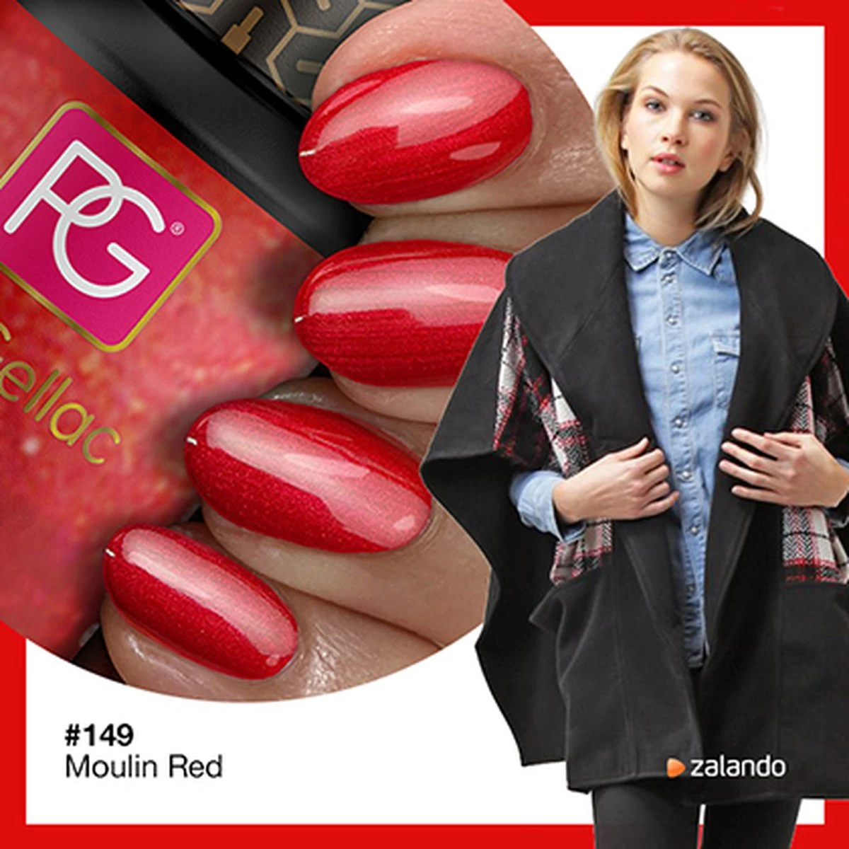 Pink Gellac - Moulin Red - Gellak - Vegan - Rood - Glanzend - 15ml 9 Pink Gellac - Moulin Red - Gellak - Vegan - Rood - Glanzend - 15ml - Afbeelding 9