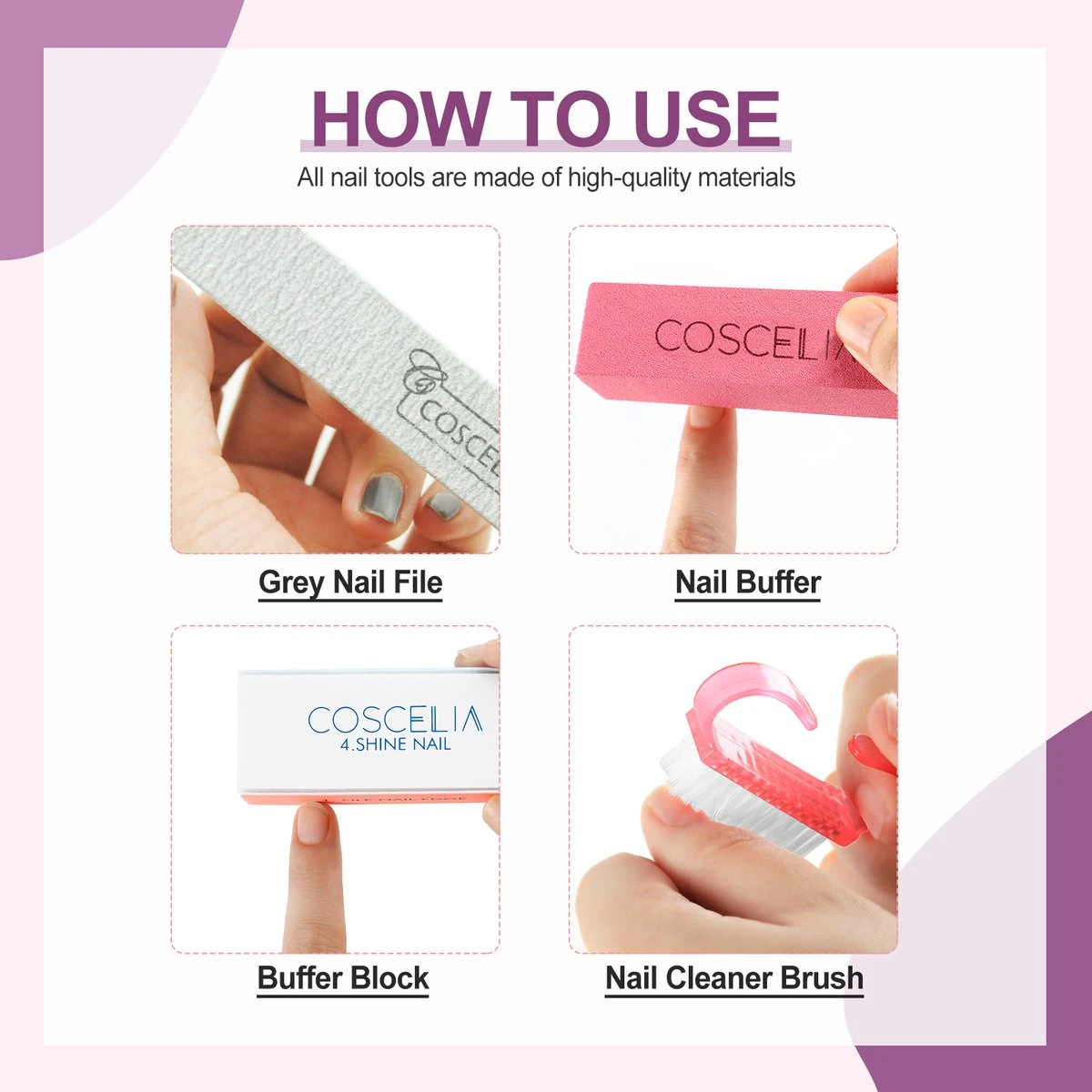 Royala Gellak D5pl Starterspakket + Inclusief UV Lamp + Met 13 Verschillende Gellak Kleuren - Ballerina Tips - Gellak Lamp – Nail Wipes - Cleanser - Nail Art - Gellac Set - Alle Benodigdheden In Eén - Uitgebreid 75-Delig Pakket 11 Royala Gellak D5pl Starterspakket + Inclusief UV Lamp + Met 13 Verschillende Gellak Kleuren - Ballerina Tips - Gellak Lamp – Nail Wipes - Cleanser - Nail Art - Gellac Set - Alle Benodigdheden In Eén - Uitgebreid 75-Delig Pakket - Afbeelding 11