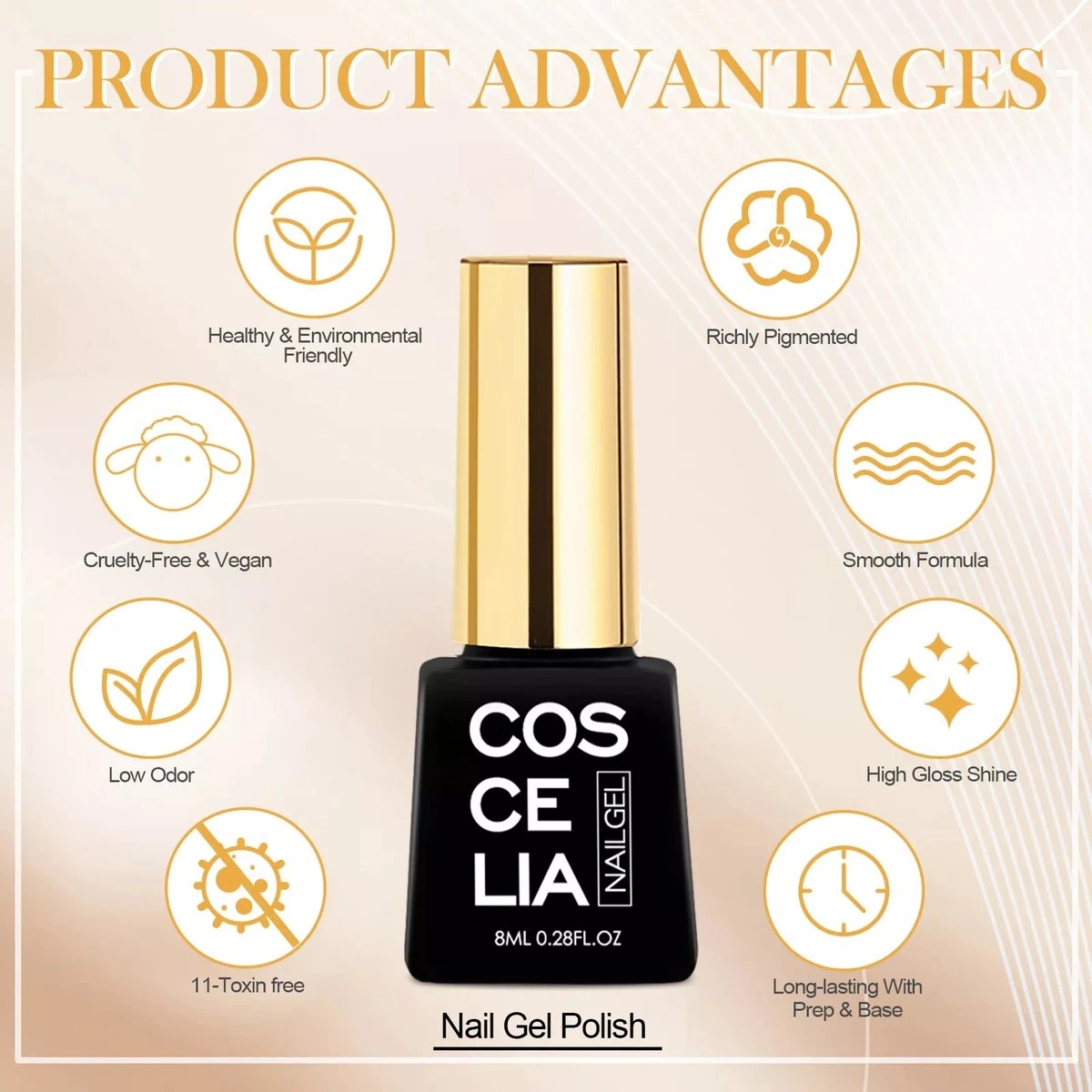 Royala Gellak D5pl Starterspakket + Inclusief UV Lamp + Met 13 Verschillende Gellak Kleuren - Ballerina Tips - Gellak Lamp – Nail Wipes - Cleanser - Nail Art - Gellac Set - Alle Benodigdheden In Eén - Uitgebreid 75-Delig Pakket 17 Royala Gellak D5pl Starterspakket + Inclusief UV Lamp + Met 13 Verschillende Gellak Kleuren - Ballerina Tips - Gellak Lamp – Nail Wipes - Cleanser - Nail Art - Gellac Set - Alle Benodigdheden In Eén - Uitgebreid 75-Delig Pakket - Afbeelding 17