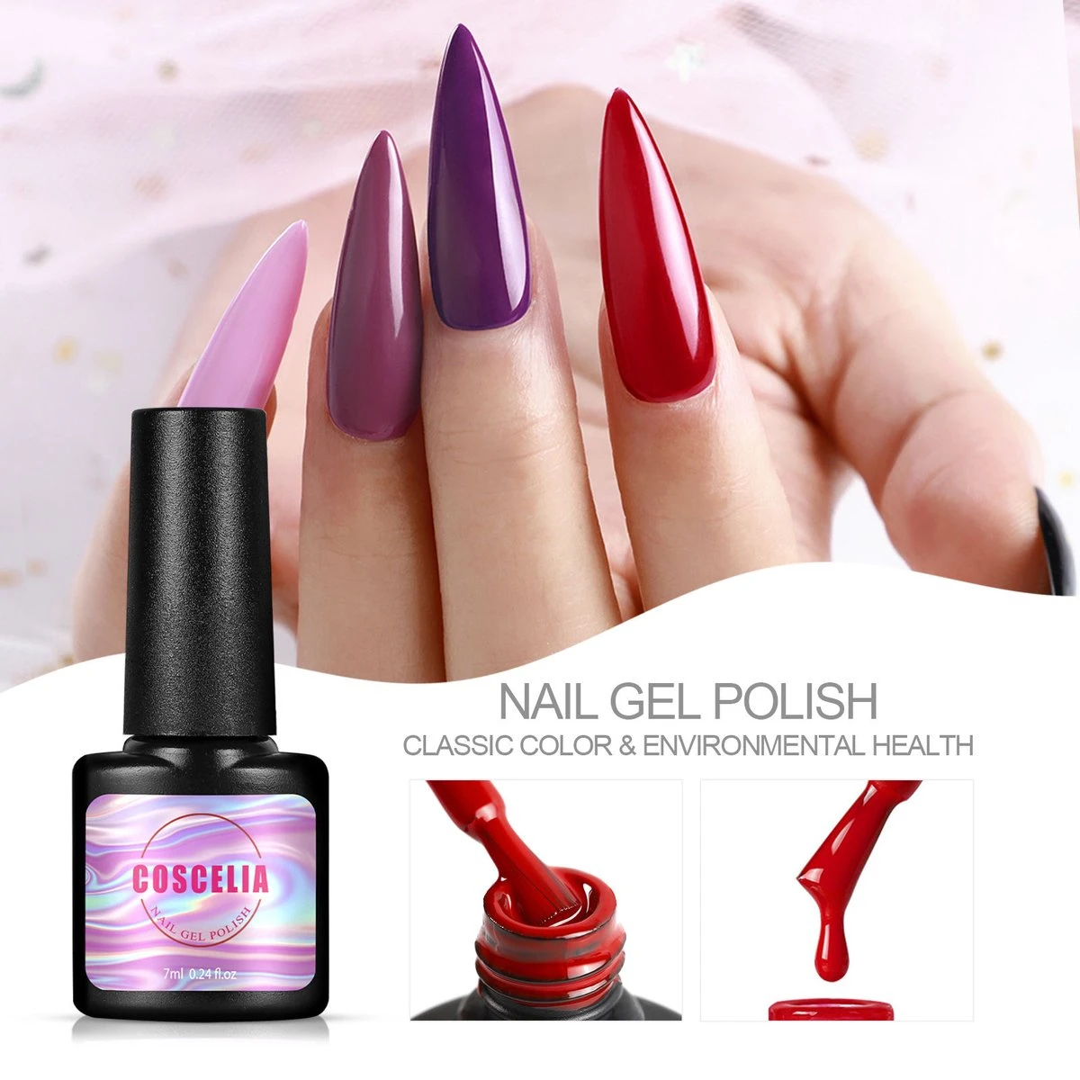 Royala E6 Gellak Starters Pakket Inclusief UV LED Lamp + Met 12 Verschillende Gellak Kleuren - Gellak Lamp – Gellac Set - Alle Benodigdheden In Eén - 300 Nail Wipes - Cleanser - Topcoat - Uitgebreid Pakket- Gel Polish Set - Gellak Set - UV LED Lamp 14 Royala E6 Gellak Starters Pakket Inclusief UV LED Lamp + Met 12 Verschillende Gellak Kleuren - Gellak Lamp – Gellac Set - Alle Benodigdheden In Eén - 300 Nail Wipes - Cleanser - Topcoat - Uitgebreid Pakket- Gel Polish Set - Gellak Set - UV LED Lamp - Afbeelding 14