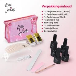 Miss Jules® BIAB Starter Pakket – Builder In A Bottle – BIAB Nagel Builder Gel – BIAB Nagellak Starterset - Inclusief UV/LED Lamp & Instructievideo (NL) 12 Miss Jules® BIAB Starter Pakket – Builder In A Bottle – BIAB Nagel Builder Gel – BIAB Nagellak Starterset - Inclusief UV/LED Lamp & Instructievideo (NL) -Cosmetica Winkel 1200x1200 1870