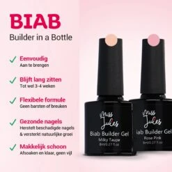 Miss Jules® BIAB Starter Pakket – Builder In A Bottle – BIAB Nagel Builder Gel – BIAB Nagellak Starterset - Inclusief UV/LED Lamp & Instructievideo (NL) 13 Miss Jules® BIAB Starter Pakket – Builder In A Bottle – BIAB Nagel Builder Gel – BIAB Nagellak Starterset - Inclusief UV/LED Lamp & Instructievideo (NL) -Cosmetica Winkel 1200x1200 1871