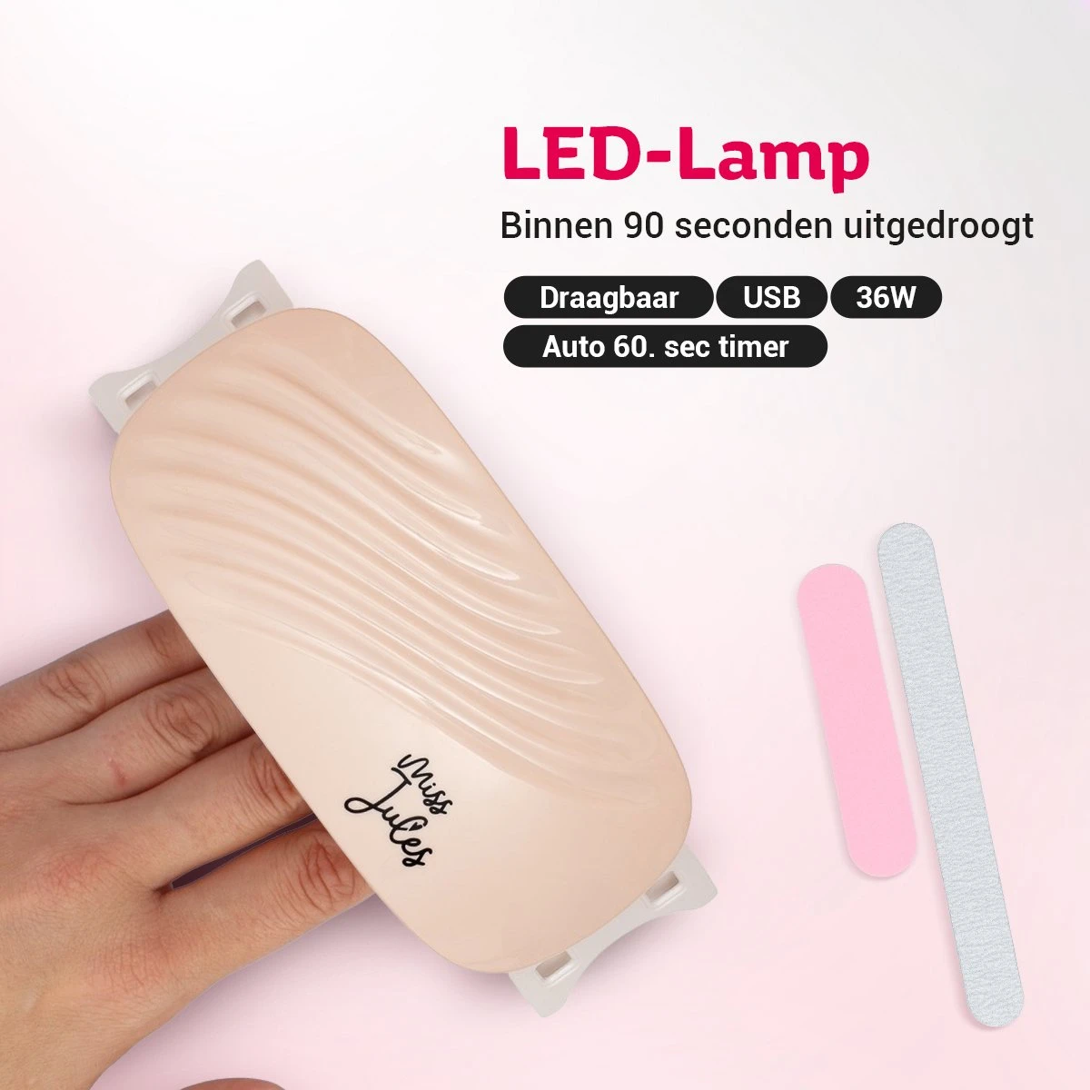 Miss Jules® BIAB Starter Pakket – Builder In A Bottle – BIAB Nagel Builder Gel – BIAB Nagellak Starterset - Inclusief UV/LED Lamp & Instructievideo (NL) 5 Miss Jules® BIAB Starter Pakket – Builder In A Bottle – BIAB Nagel Builder Gel – BIAB Nagellak Starterset - Inclusief UV/LED Lamp & Instructievideo (NL) - Afbeelding 5