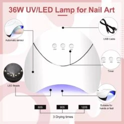 Royala POG4 Professionele Poly Gel Kit – Premium Quality – 8 Kleuren Polygel - Dual Molds Nagelvormen - Polygel Pakket - Topcoat Basecoat - Incl. 36 Watt LED Nageldroger - Poly Acryl Nagels - Nail Art Pakket - Starterspakket - Gel Lak -Cosmetica Winkel 1200x1200 1934