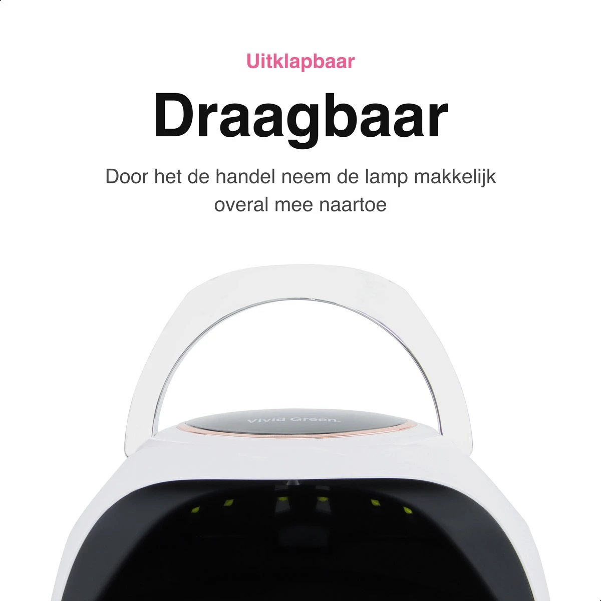 Vivid Green UV Lamp Gelnagels - Led Nagellamp - Gellak Nagel Lamp - Nageldroger - Naggellak Droger - Nagels - 180W 7 Vivid Green UV Lamp Gelnagels - Led Nagellamp - Gellak Nagel Lamp - Nageldroger - Naggellak Droger - Nagels - 180W - Afbeelding 7