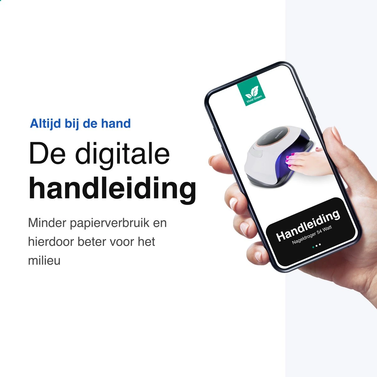 Vivid Green UV Lamp Gelnagels - Led Nagellamp - Gellak Nagel Lamp - Nageldroger - Naggellak Droger - Nagels - 180W 9 Vivid Green UV Lamp Gelnagels - Led Nagellamp - Gellak Nagel Lamp - Nageldroger - Naggellak Droger - Nagels - 180W - Afbeelding 9