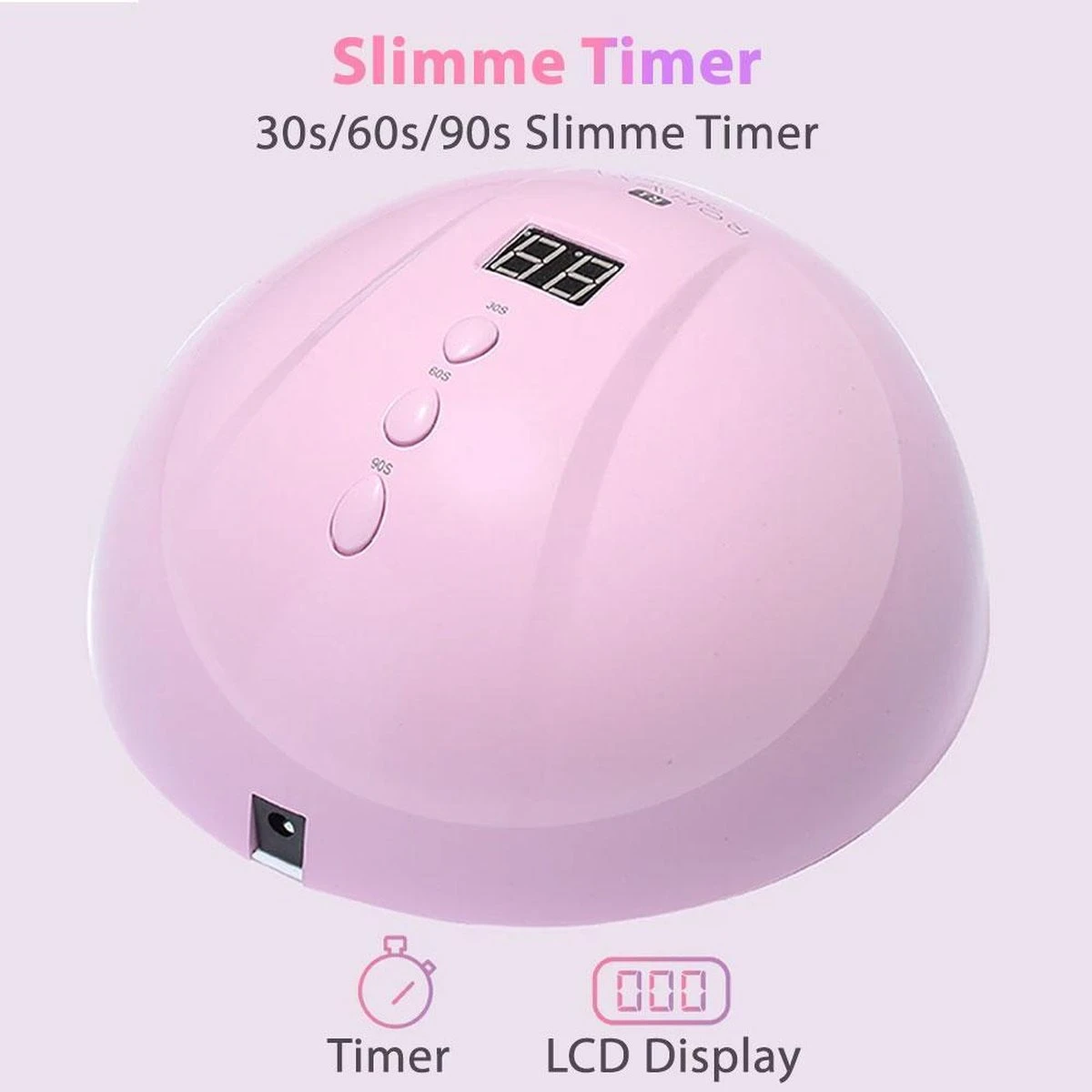 Merkloos Nagel UV Lamp Gelnagels - LED Lamp - Gellak - Nagellak Droger - Nagellak - 36W - Roze 4 Merkloos Nagel UV Lamp Gelnagels - LED Lamp - Gellak - Nagellak Droger - Nagellak - 36W - Roze - Afbeelding 4