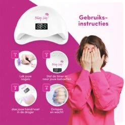 TheBeautyWay Nageldroger - Voor Gelnagels - Geschikt Voor Elke Nagel Gellak - 24 LEDs 12 TheBeautyWay Nageldroger - Voor Gelnagels - Geschikt Voor Elke Nagel Gellak - 24 LEDs -Cosmetica Winkel 1200x1200 2014