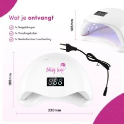 TheBeautyWay Nageldroger - Voor Gelnagels - Geschikt Voor Elke Nagel Gellak - 24 LEDs 15 TheBeautyWay Nageldroger - Voor Gelnagels - Geschikt Voor Elke Nagel Gellak - 24 LEDs -Cosmetica Winkel 1200x1200 2017