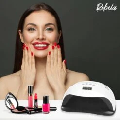Rebela | Nageldroger | Gelnagels | GEL UV LED Nail Lamp 168w | UV Lamp Gelnagels | Led Nagellamp | Nageldroger | Wit -Cosmetica Winkel 1200x1200 2023