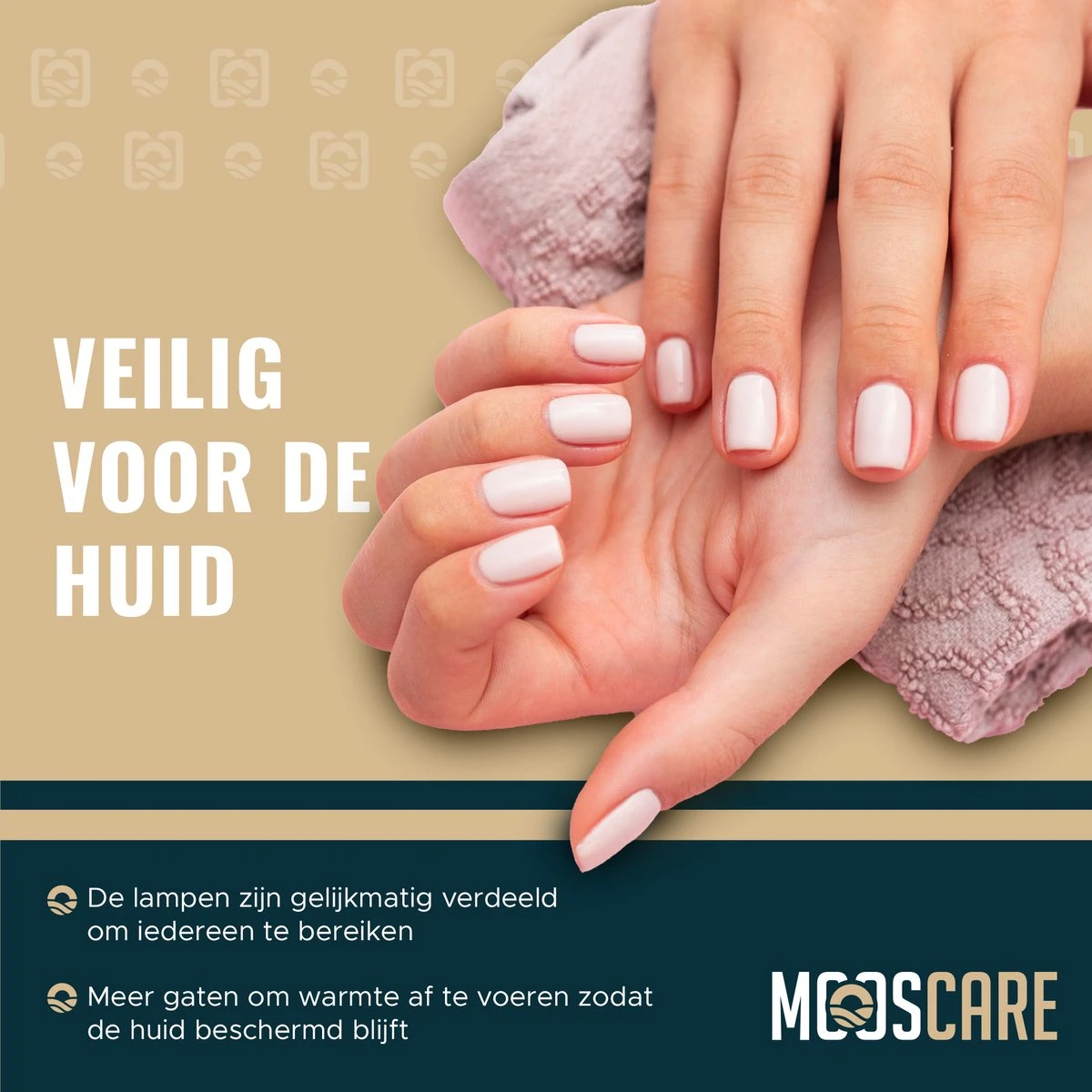 MOOSCARE 120 Watt LED Lamp Voor Gellak Nagels - UV Lamp Gelnagels - Nail Art Nagellamp - Gel Nagellak Nageldroger 2 MOOSCARE 120 Watt LED Lamp Voor Gellak Nagels - UV Lamp Gelnagels - Nail Art Nagellamp - Gel Nagellak Nageldroger - Afbeelding 2