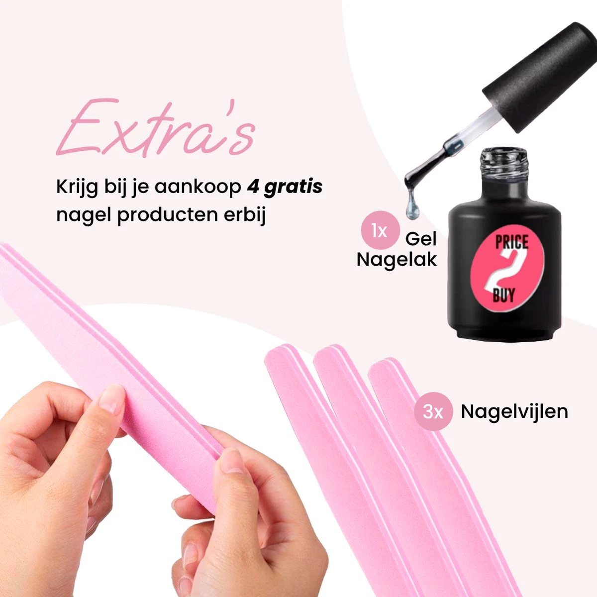 Price2buy UV Lamp Gelnagels + Extra's - Nagellamp - Set Met Nageldroger - Gellak Lamp - Draagbaar 3 Price2buy UV Lamp Gelnagels + Extra's - Nagellamp - Set Met Nageldroger - Gellak Lamp - Draagbaar - Afbeelding 3