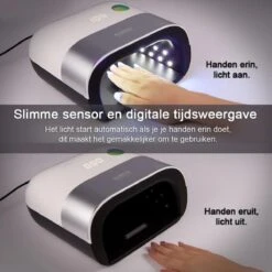 NAGELLAMP - Professionele Nageldroger - 48 Watt - LED UV Nagellamp - Gel Nagellak - 36 LEDlampjes - SMART Sensor – Timer - Nagel Gellak - Wit/Zilver 9 NAGELLAMP - Professionele Nageldroger - 48 Watt - LED UV Nagellamp - Gel Nagellak - 36 LEDlampjes - SMART Sensor – Timer - Nagel Gellak - Wit/Zilver -Cosmetica Winkel 1200x1200 2046