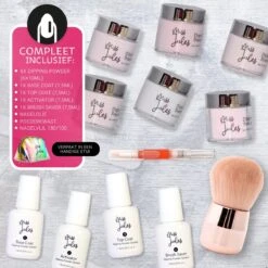 Miss Jules® Complete Set - Dipping Powder Starters Kit - 6 Kleuren Roze - Acryl Nagels Starterspakket 11 Miss Jules® Complete Set - Dipping Powder Starters Kit - 6 Kleuren Roze - Acryl Nagels Starterspakket -Cosmetica Winkel 1200x1200 2155