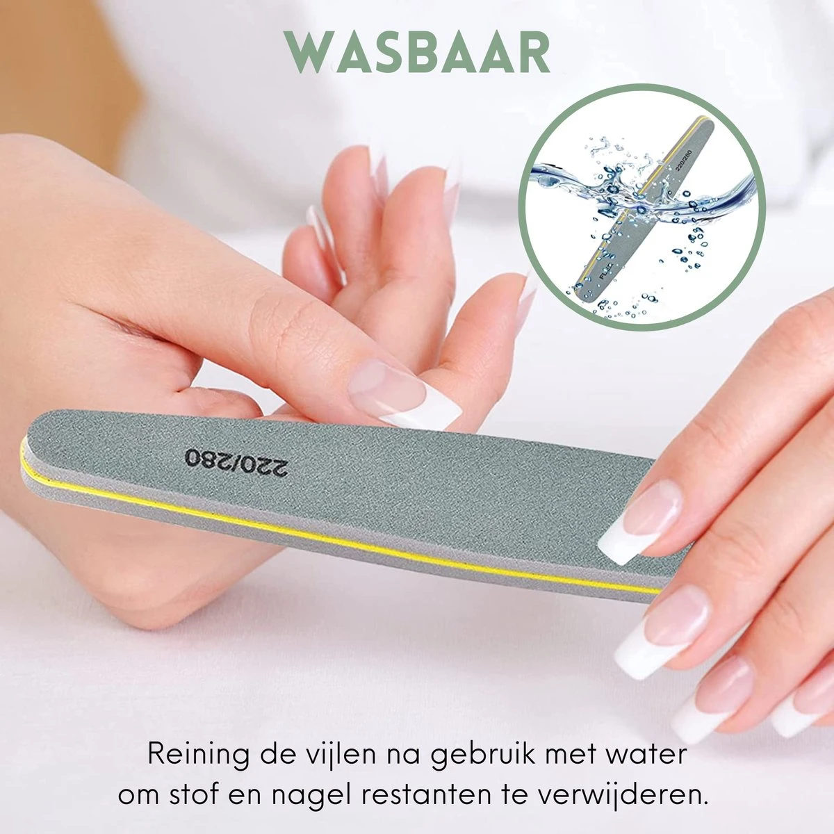 YUBBI 6 Stuks Nagelvijl Zebra Vijl - Manicure Set - Buffer - Polijsten - 100/180 Grit - 150/180/240 Grit - 1000/4000 Grit - 220/280 3 YUBBI 6 Stuks Nagelvijl Zebra Vijl - Manicure Set - Buffer - Polijsten - 100/180 Grit - 150/180/240 Grit - 1000/4000 Grit - 220/280 - Afbeelding 3