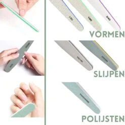 YUBBI 6 Stuks Nagelvijl Zebra Vijl - Manicure Set - Buffer - Polijsten - 100/180 Grit - 150/180/240 Grit - 1000/4000 Grit - 220/280 8 YUBBI 6 Stuks Nagelvijl Zebra Vijl - Manicure Set - Buffer - Polijsten - 100/180 Grit - 150/180/240 Grit - 1000/4000 Grit - 220/280 -Cosmetica Winkel 1200x1200 2178
