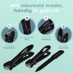 Nagelknipper Set Met Nagelvijl - Nagelset Tegen Kalknagels - Nageltang - Teennagelknipper - Ingegroeide Teennagel - Kalknagel -Schimmelnagel 8 Nagelknipper Set Met Nagelvijl - Nagelset Tegen Kalknagels - Nageltang - Teennagelknipper - Ingegroeide Teennagel - Kalknagel -Schimmelnagel -Cosmetica Winkel 1200x1200 2249