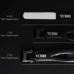 YUBBI™ Premium Zwart Nagelknipper Set - Nageltang - Pedicure - Teennagels - Vingernagels - Teennagelknipper - Nagelschaar - Nail Clipper -Cosmetica Winkel 1200x1200 2271