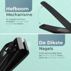 Christian Deluxe® Combo Nagelknipper Set - Zwart - Inclusief Luxe Opberg Etui - Nagelschaar Voor Knippen Van Teennagels En Vingernagels -Cosmetica Winkel 1200x1200 2289