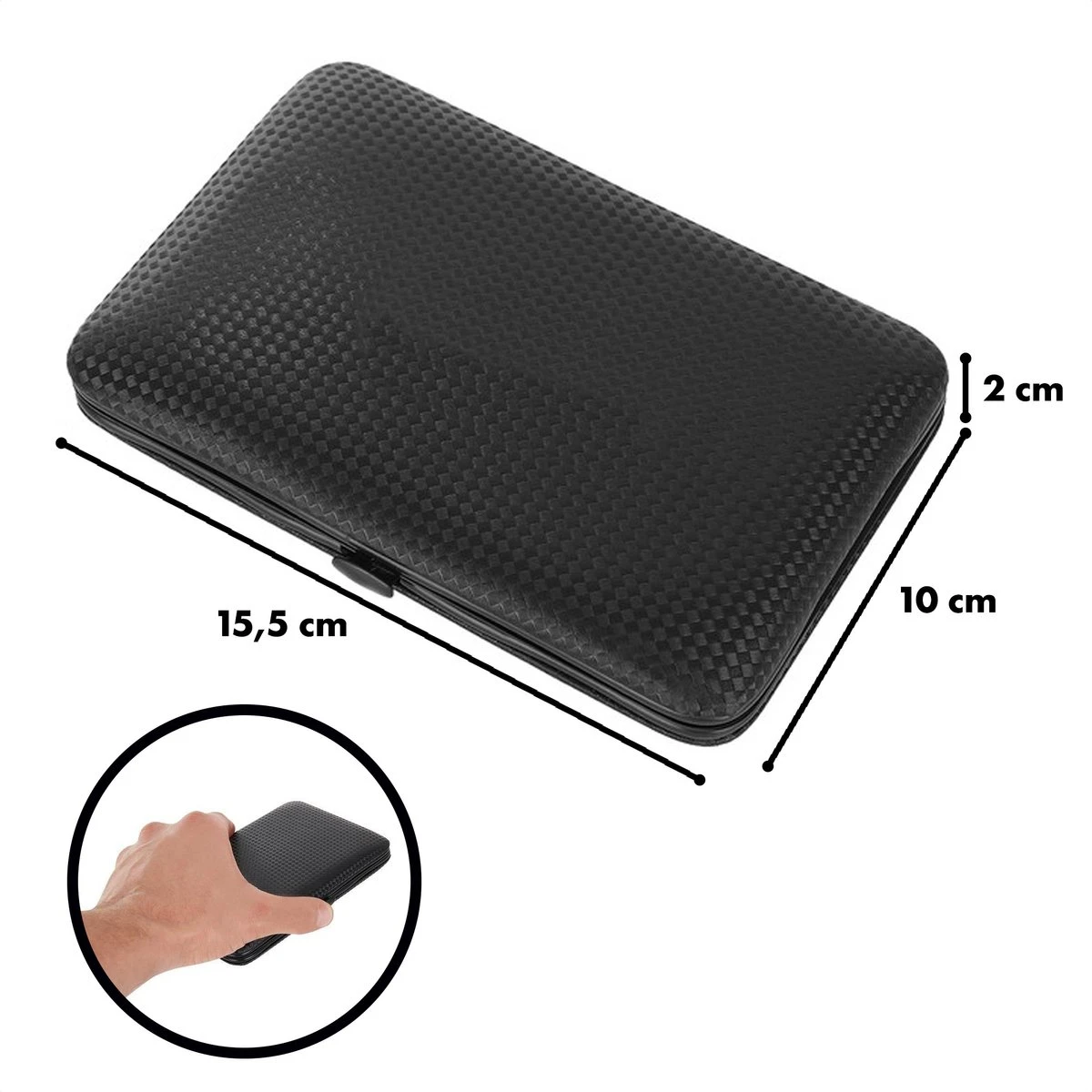 In Round Nagelset 16-delig Met Etui – Manicure Set – Pedicure Set - Staal – Zwart / Rood – Nagelsetje – Nagel Knipper – Nagelknipper – Manicureset – Nagelschaar – Pedicureset – Nagelverzorging – Nageltang – Nail Clipper 2 In Round Nagelset 16-delig Met Etui – Manicure Set – Pedicure Set - Staal – Zwart / Rood – Nagelsetje – Nagel Knipper – Nagelknipper – Manicureset – Nagelschaar – Pedicureset – Nagelverzorging – Nageltang – Nail Clipper - Afbeelding 2