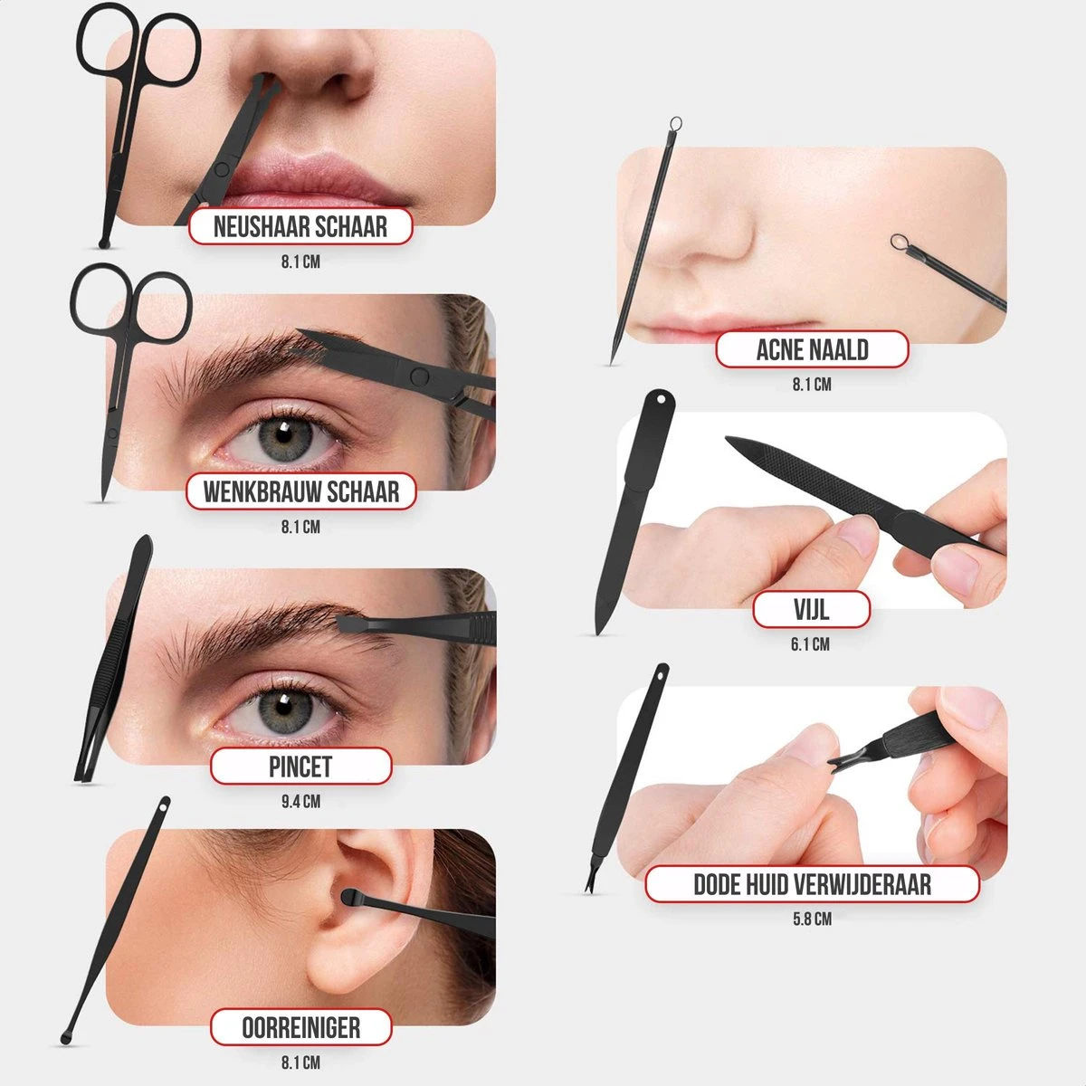 Strex Luxe Manicureset / Pedicureset Met Lederen Opbergetui - 20 Delig - Manicure Set - Pedicure Set - Manicure Sets - Pedicure Sets 7 Strex Luxe Manicureset / Pedicureset Met Lederen Opbergetui - 20 Delig - Manicure Set - Pedicure Set - Manicure Sets - Pedicure Sets - Afbeelding 7